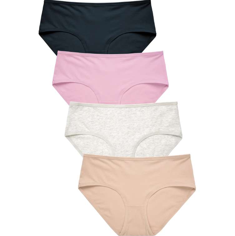 DollarDays 2390287 Ladies Bikini Panty, Assorted Color - Small & Extra Large - Pack of 432