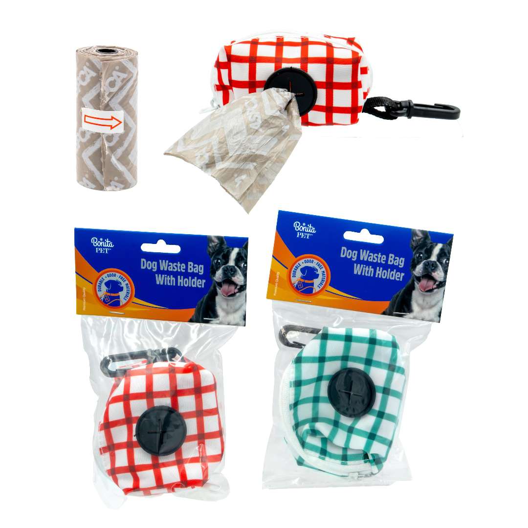 DollarDays 2390394 Dog Waste Bag Sets, Assorted Color - Pack of 96