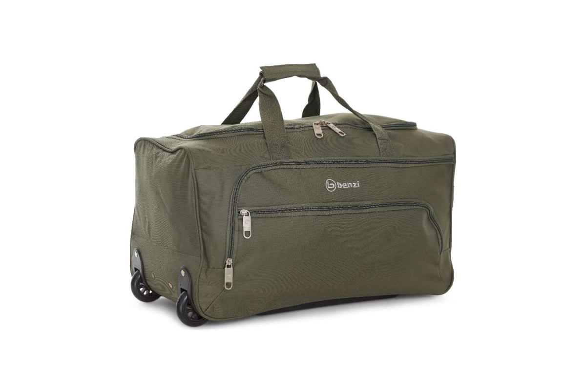 DollarDays 2376448 21 in. Rolling Duffel Bags, 7 Assorted Color - Pack of 8