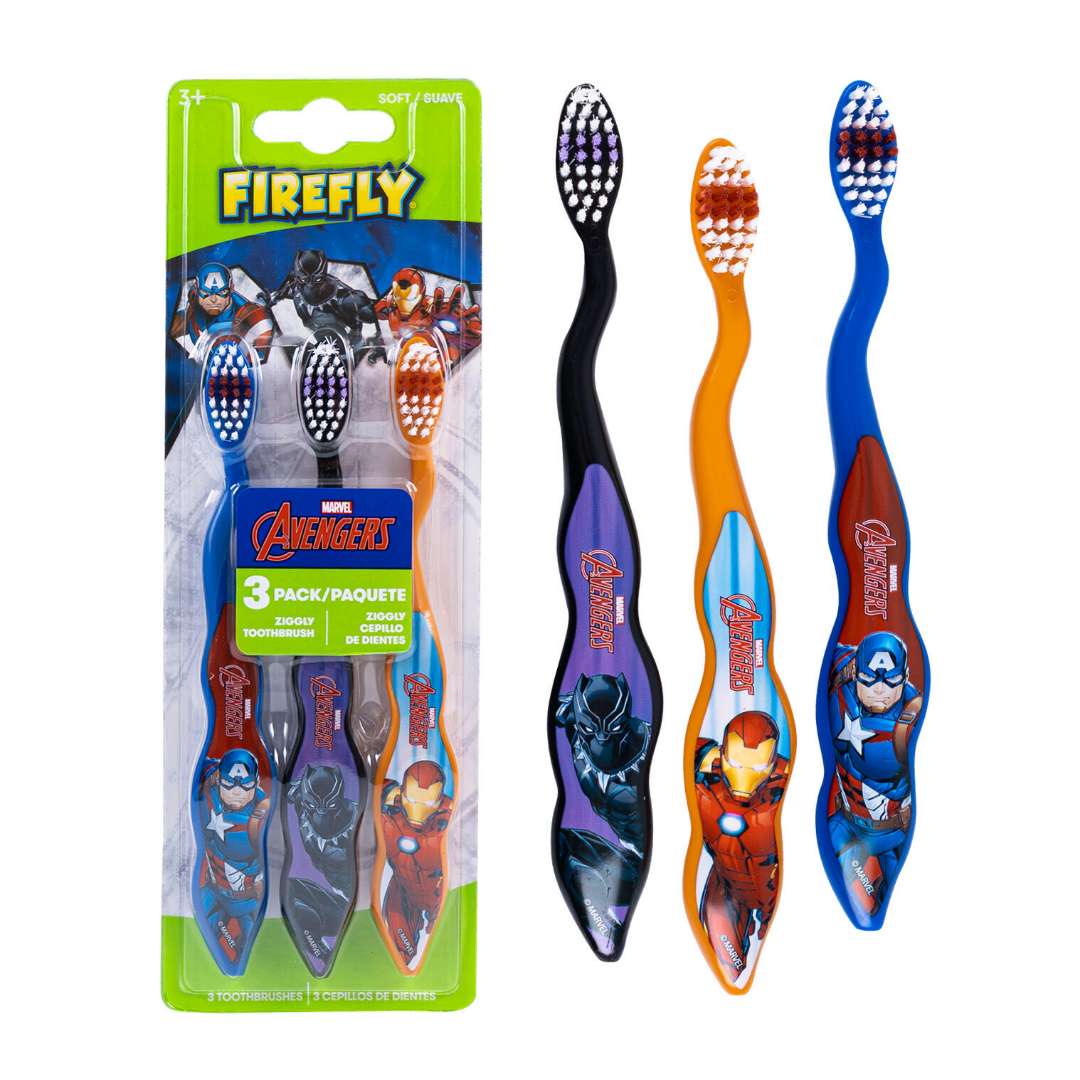 DollarDays 2389861 Marvel Avengers Toothbrushes, Soft - 3 per Pack - Pack of 24