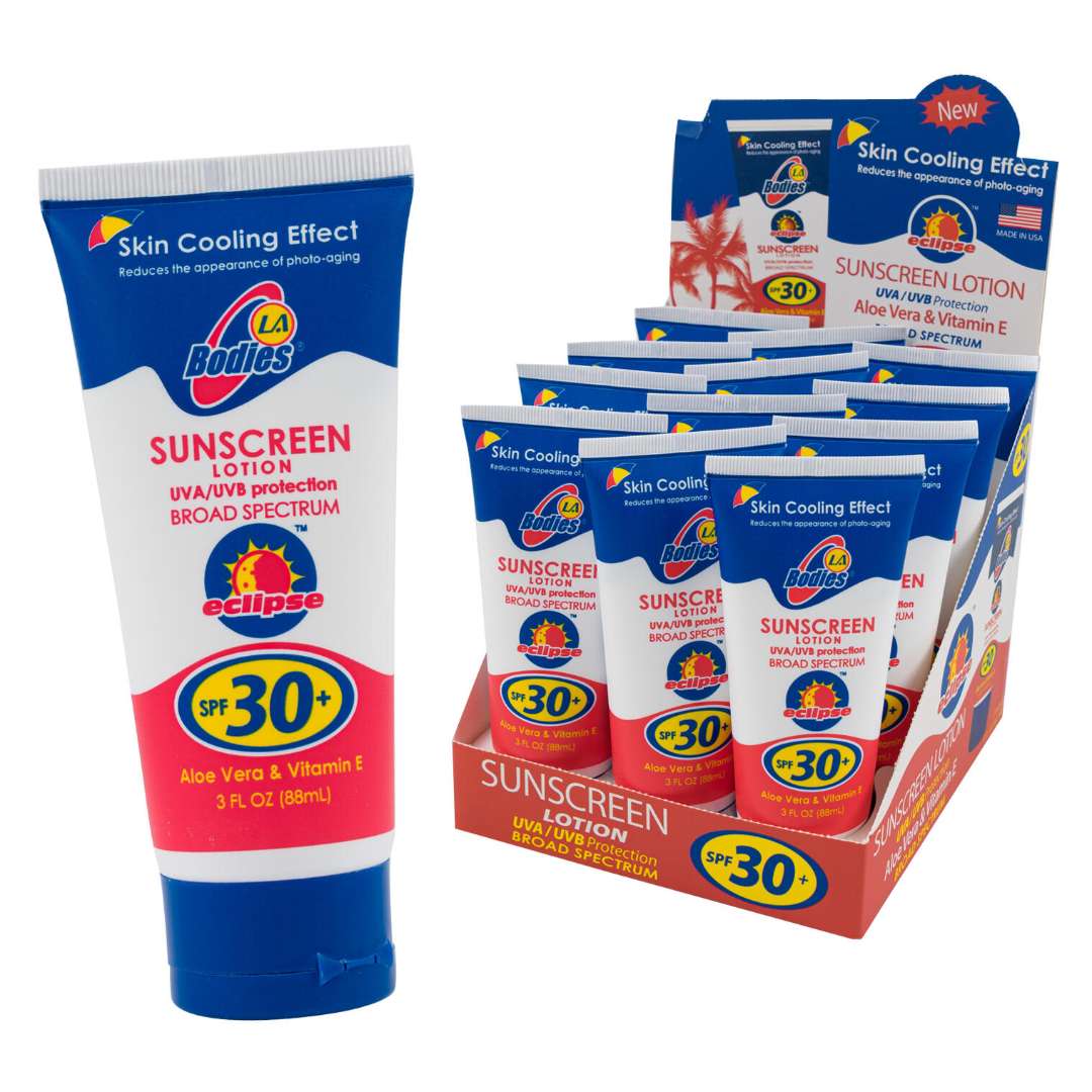 DollarDays 2375537 3 oz Sunscreen Lotion - Eclipse - SPF 30 - Pack of 144