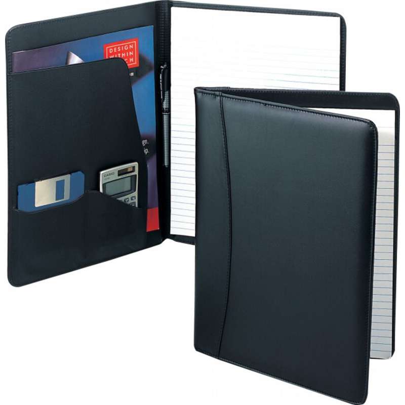 DollarDays 2390511 Writing Folder, Black - Pack of 15
