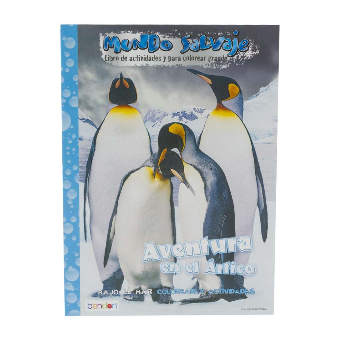 DollarDays 2390948 8 x 11 in. Aventura En El Artico Spanish Coloring Books - 80 Pages - Pack of 24