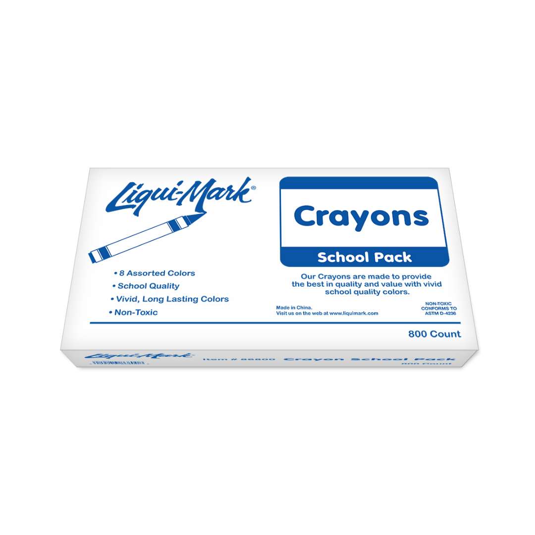 DollarDays 2390974 Crayon Class Packs - 800 Piece - Pack of 2