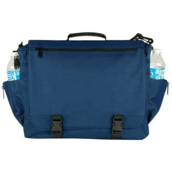 DollarDays 2390839 16 in. Standard Briefcase, Navy - Pack of 24