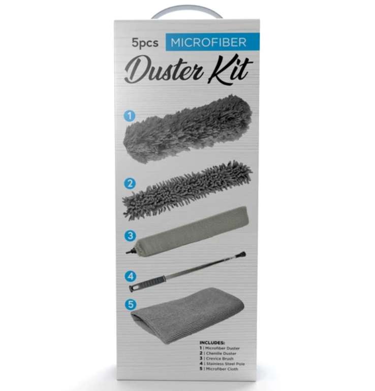 DollarDays 2389283 Microfiber Duster Kits - 12 Per Pack - Pack of 12