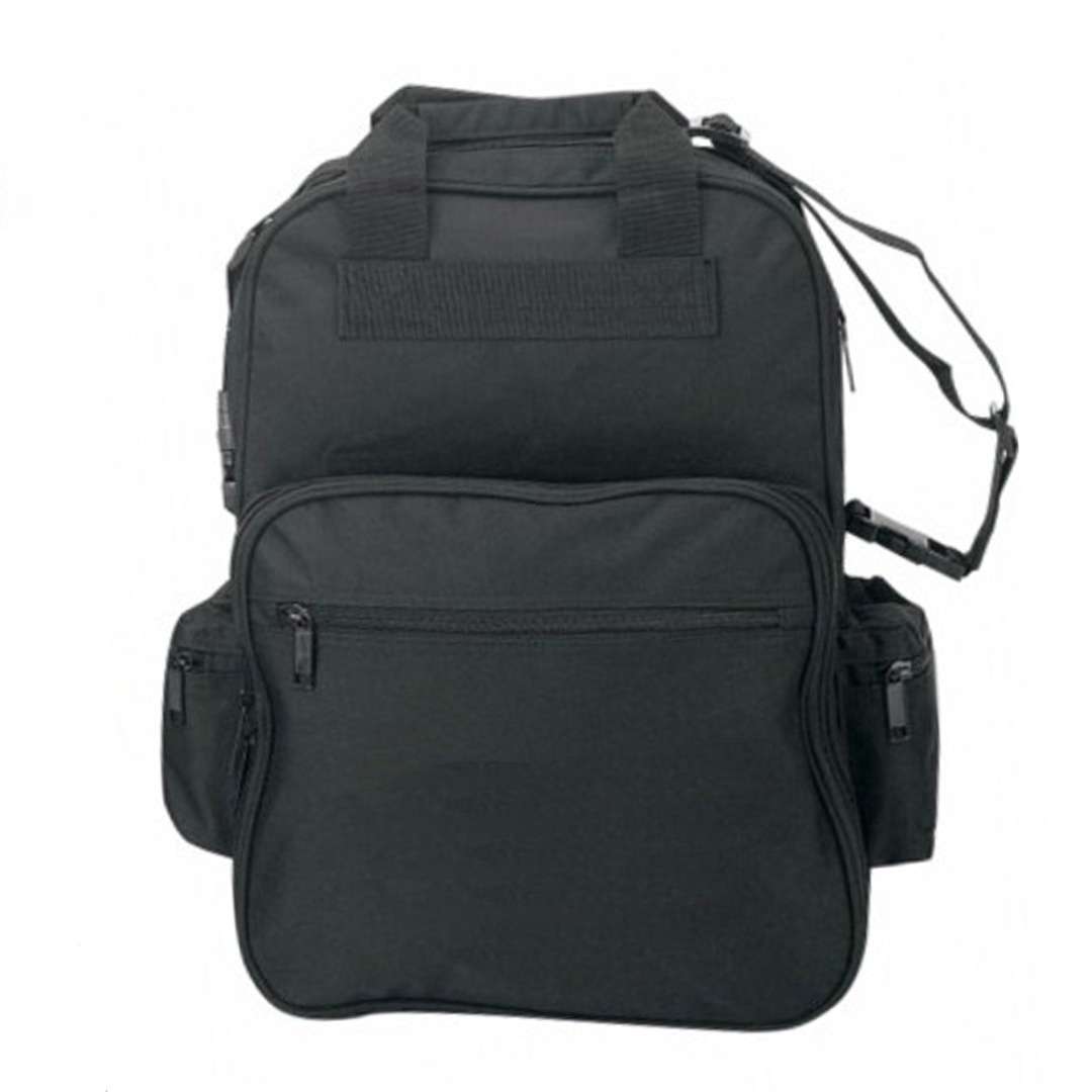 DollarDays 2390796 Convertible 3-Way Backpacks - Heavy Duty, Black - Pack of 24