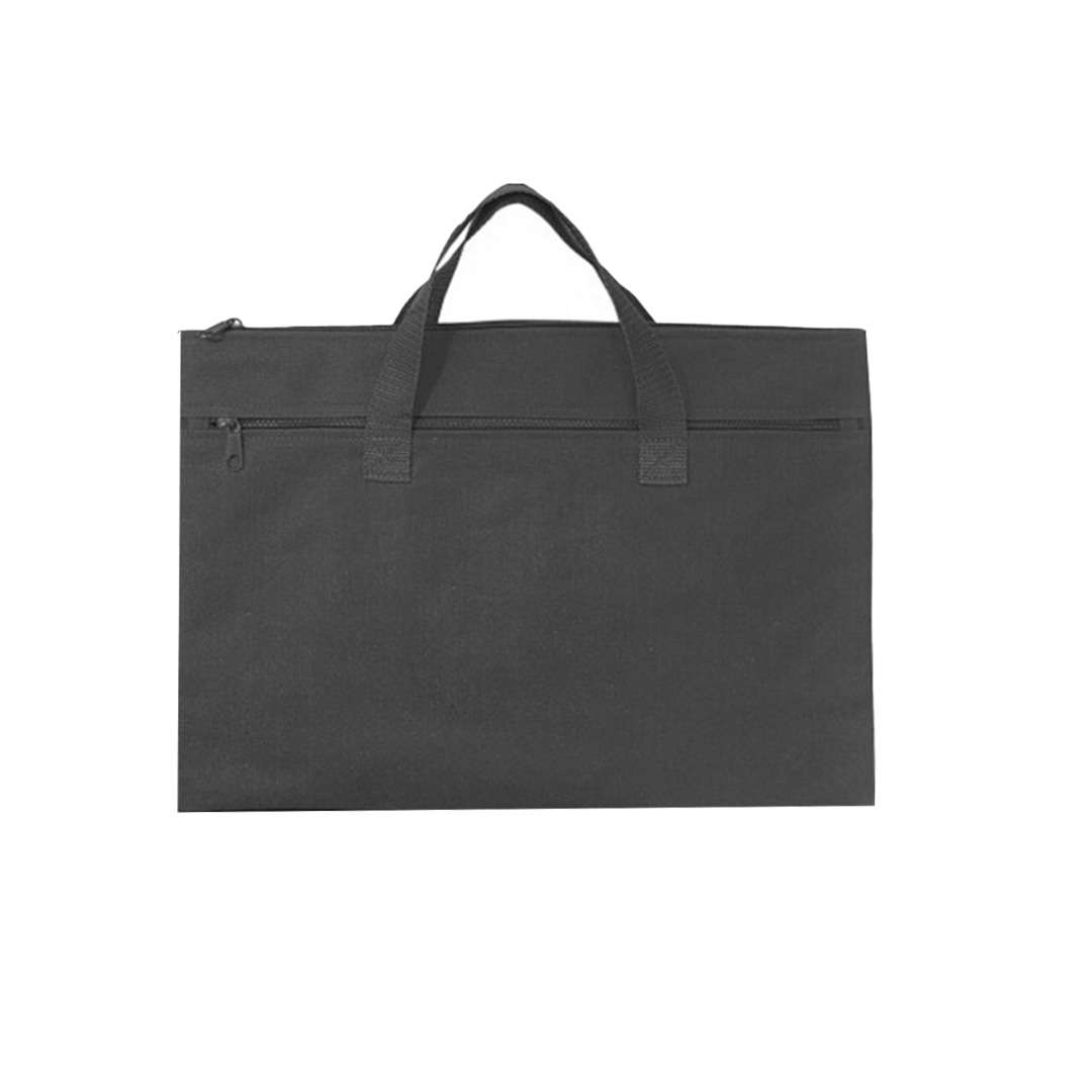 DollarDays 2390802 Document Bag, Black - Pack of 72