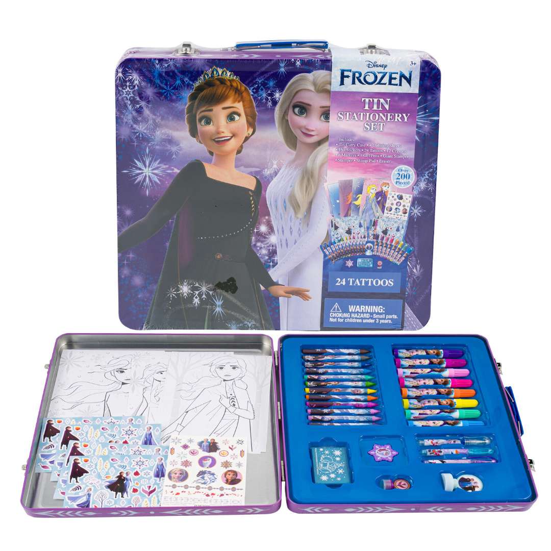 DollarDays 2391622 Disney Frozen Tin Stationery Set - Case of 12