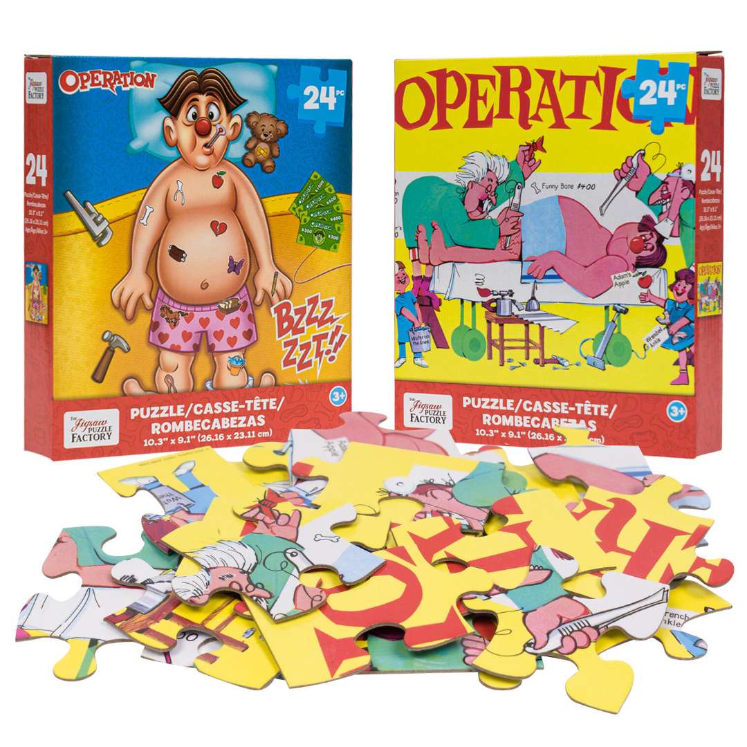 DollarDays 2391635 Operation Puzzle, Assorted Color - 24 Piece - Case of 24