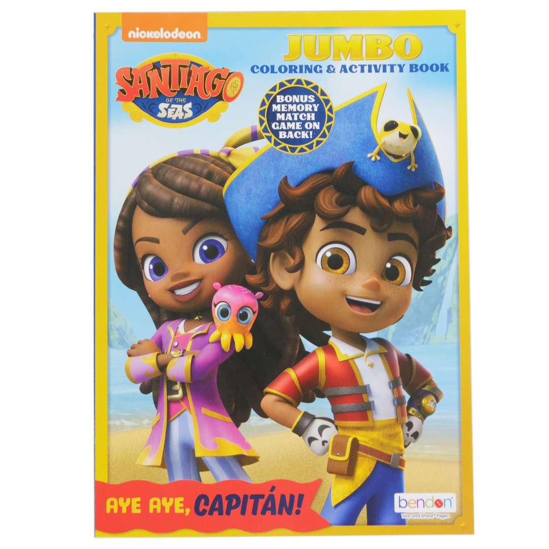 DollarDays 2391247 Santiago of the Seas Jumbo Coloring & Activity Books - One Title - Case of 48