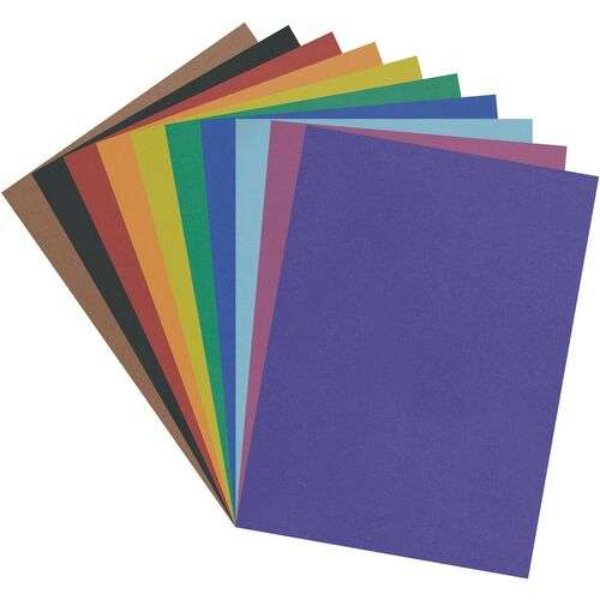 DollarDays 2391959 Railroad Board - Assorted Color - 100 Sheets per Case