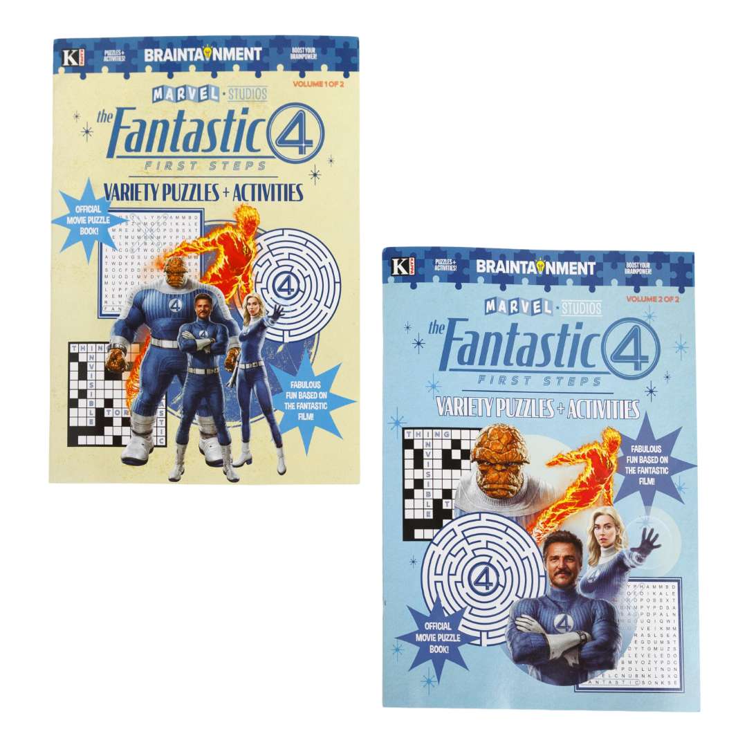 DollarDays 2391179 Marvel The Fantastic 4 Variety Puzzles & Activities Books - Two Titles - Case of 48