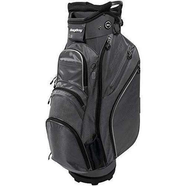 Picture of BagBoy BB38026 Chiller Cart Zip Bag - Charcoal & Black - White