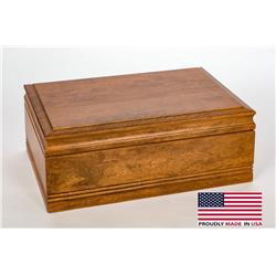 Picture of American Chest H75W 75 Count Amish Cigar Humidor&#44; Walnut