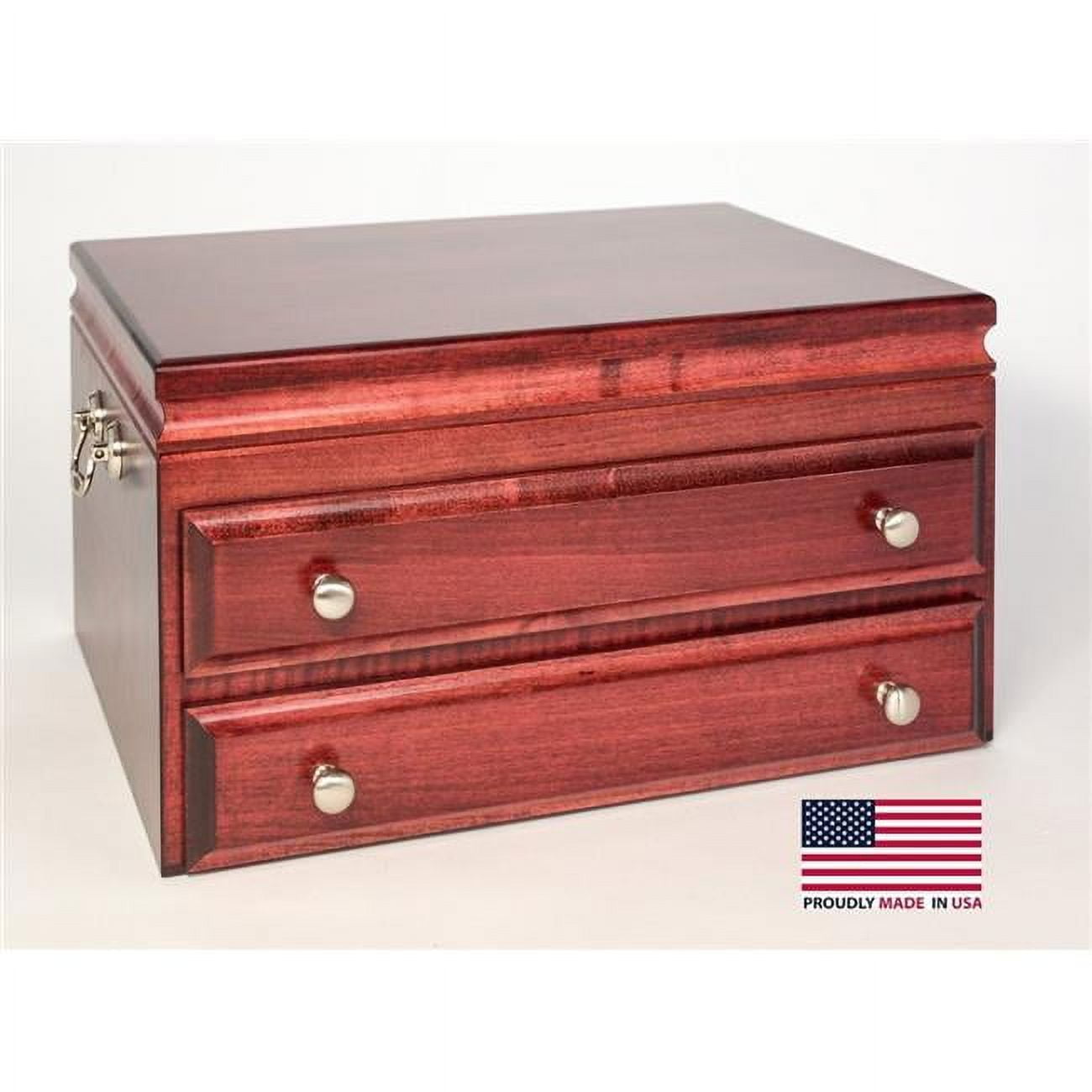 Picture of American Chest F04M Presidential 1 Drawer Flatware Chest with Lift-Out Tray