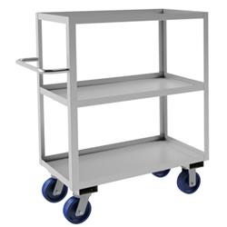 47 in. Stainless 3 Shelves Stock Cart - 1200 lbs