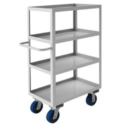 53 in. Stainless 4 Shelves Stock Cart - 1200 lbs