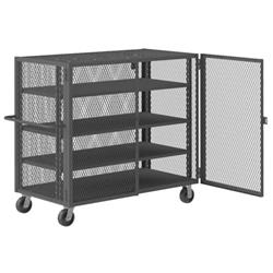 56 in. Security Mesh Truck, Gray - 2000 lbs