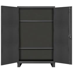 78 in. 12 Gauge Cabinets with Drawers, Gray - 2000 lbs