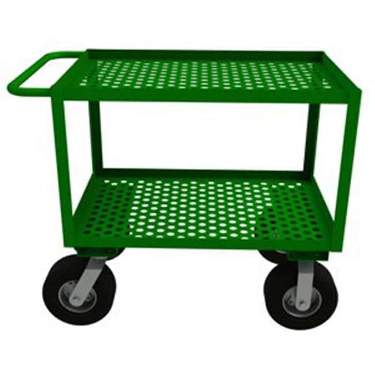 35 in. Garden Cart, Green - 1000 lbs
