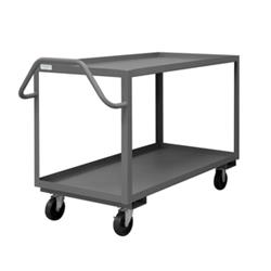 37 in. Rolling Service Cart, Gray - 1400 lbs