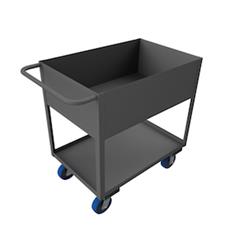 39 in. Rolling Service Cart, Gray - 3600 lbs