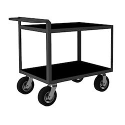 38 in. Rolling Service Cart, Gray - 1500 lbs
