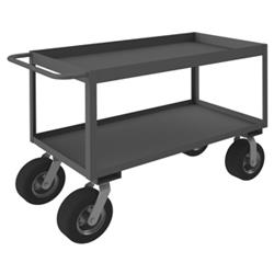 36 in. Rolling Service Cart, Gray - 1200 lbs