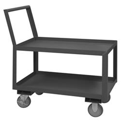 36 in. Low Deck Service Truck, Gray - 1200 lbs