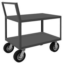 41 in. Low Deck Service Truck, Gray - 1200 lbs