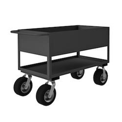 36 in. Rolling Service Cart, Gray - 1200 lbs