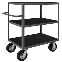 45 in. Rolling Instrument Cart, Gray - 1200 lbs