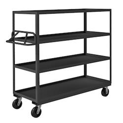 60 in. Rolling Service Cart, Gray - 3600 lbs