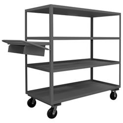 65 in. Order Picking Cart, Gray - 3600 lbs