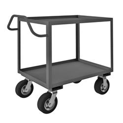 41 in. Rolling Service Cart, Gray - 1200 lbs