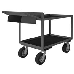 38 in. Order Picking Cart, Gray - 1200 lbs