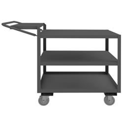 40 in. Order Picking Cart, Gray - 1200 lbs
