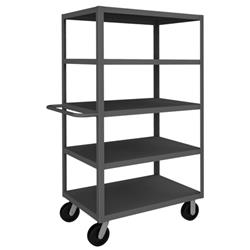 67 in. Rolling Service Cart, Gray - 3600 lbs