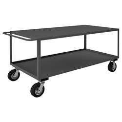 36 in. Rolling Service Cart, Gray - 1200 lbs