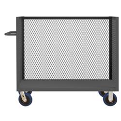 45 in. 3 Sided Mesh Truck, Gray - 3600 lbs