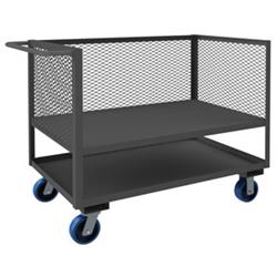 42 in. 3 Sided Mesh Trucks, Gray - 2000 lbs
