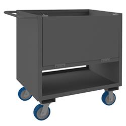41 in. 4 Sided Box Truck, Gray - 2000 lbs