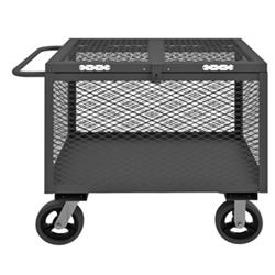 33 in. 4 Sided Mesh Box Truck, Gray - 2000 lbs