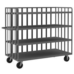 58 in. Open Portable Truck, Gray - 3000 lbs
