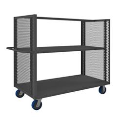 56 in. Steel Mesh Truck, Gray - 2000 lbs