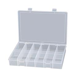 Picture of Durham LP12CLEAR 2 in. 12 Compartment Large Plastic Box  Clear 