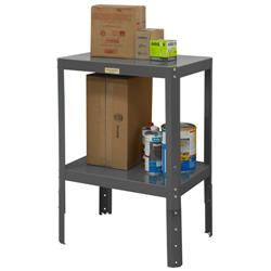 MTA243036-1.5K295 4 in. Adjustable Height Machine Table, Gray - 1500 lbs
