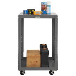 MTMA244840-1K23PO95 4 in. Adjustable Height Mobile Machine Table, Gray - 1000 lbs
