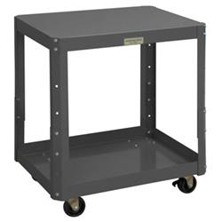 Picture of Durham MTMA182428-1K23PO95 4 in. Adjustable Height Mobile Machine Table&#44; Gray - 1000 lbs